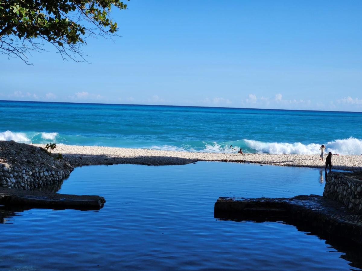 Beachfront Apartment, Quiet 4 Beds, 1 Bath, Ac, Wi-Fi, Hot Water, In Paraiso Near Los Patos Exterior photo